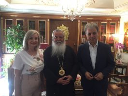 Σειρά συναντήσεων πραγματοποίησε σήμερα το πρωί ο υποψήφιος βουλευτής της Ν.Δ. Γιώργος Αμανατίδης.