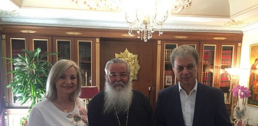 Σειρά συναντήσεων πραγματοποίησε σήμερα το πρωί ο υποψήφιος βουλευτής της Ν.Δ. Γιώργος Αμανατίδης.