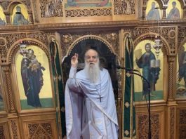 Η πρώτη Θεία Λειτουργία του νέου Καθηγουμένου της Ι. Μονής Αγίου Βλασίου