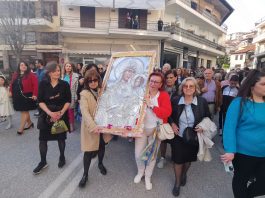 Σιάτιστα – Η Ενορία του Αγίου Δημητρίου Υποδέχθηκε την Εικόνα της Παναγίας Ελεούσας από Μοναστήρι Μικροκάστρου !!! Video * Φώτο